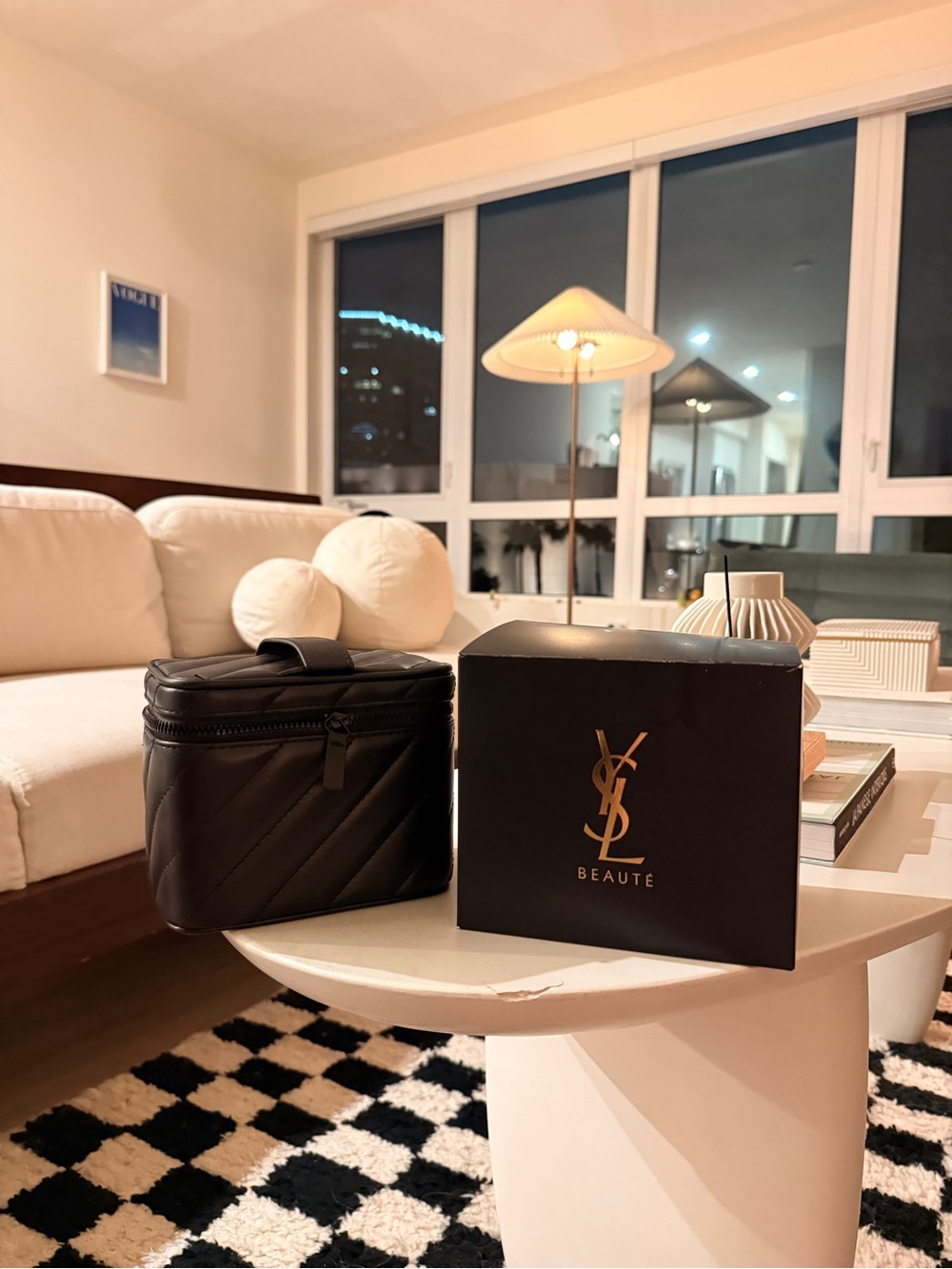 YSL Beauty Black Vanity Bag